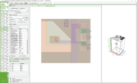Screenshot: Layout and structure generation in GTS Framework